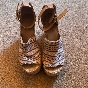 Marc fisher espadrille wedges!